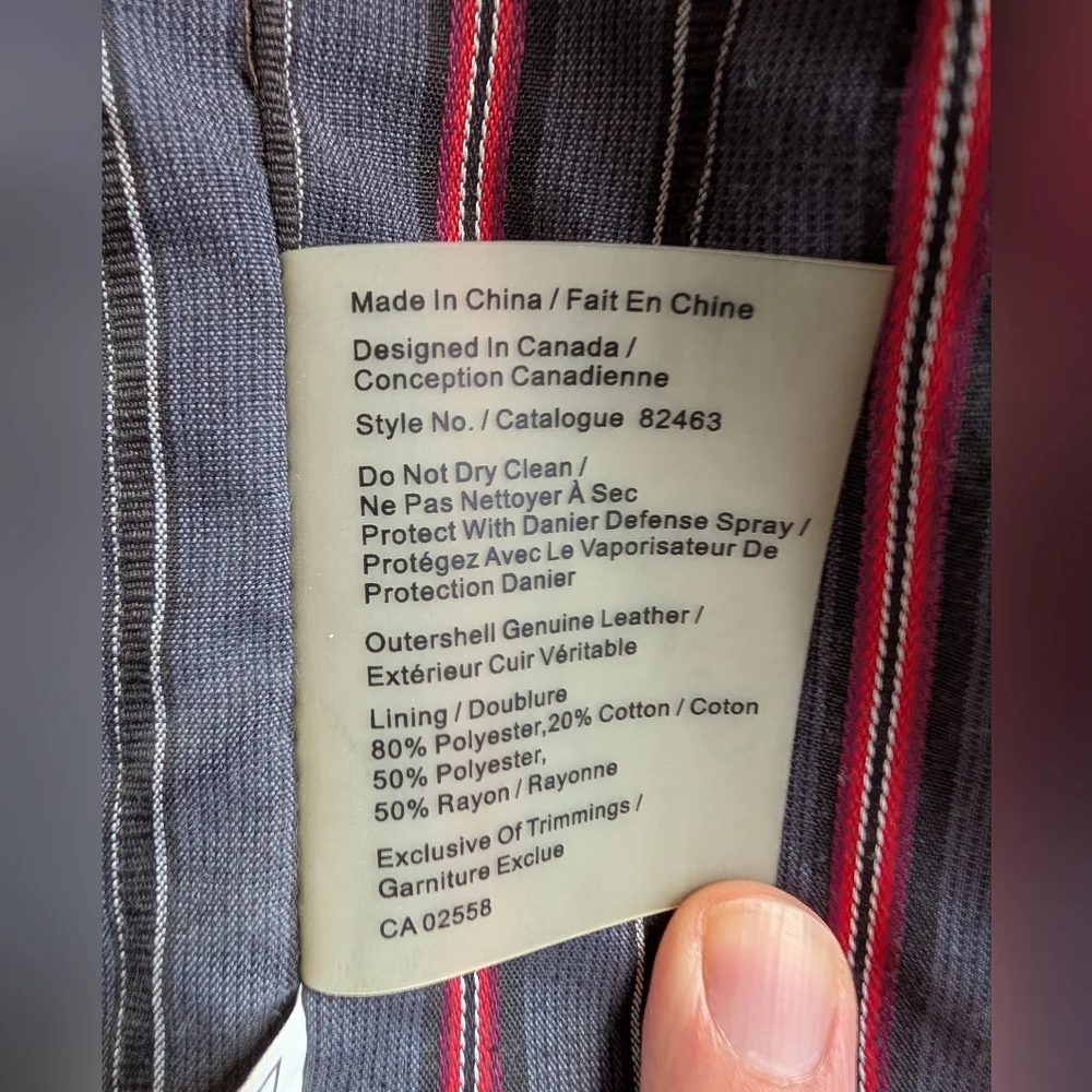 Daniel Men's Brown Leather Jacket - Picture 6 of 6